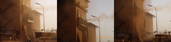Kamsar Rail Unloading before treatment